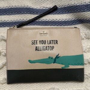 Kate Spade wristlet 🐊